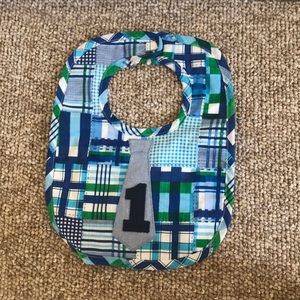 NWOT Mud Pie “1” Birthday Bib